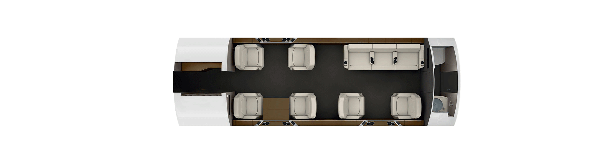 Challenger 650 floor plan