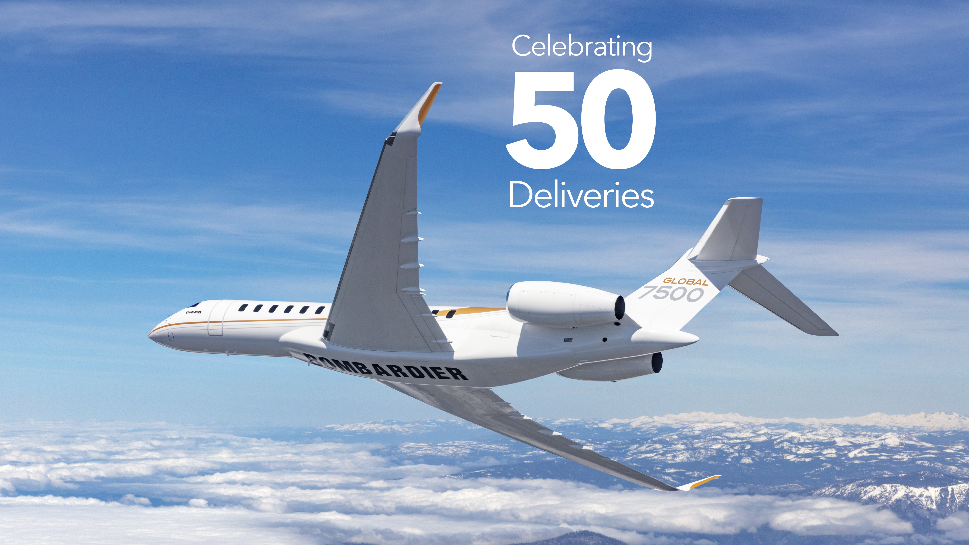 50th Global 7500 business jet