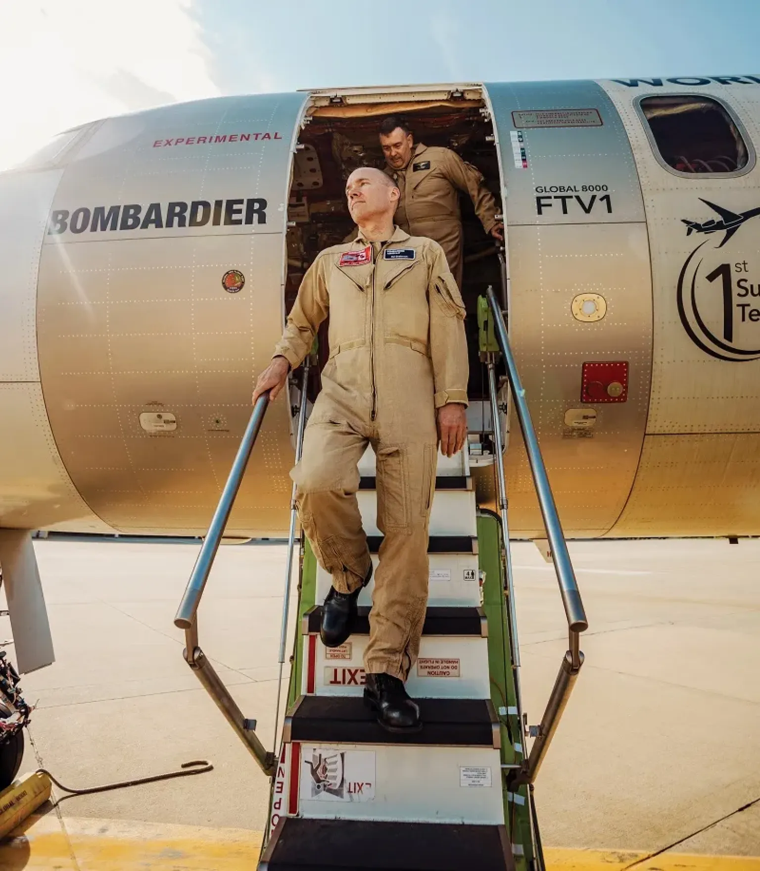 History-making test pilots.