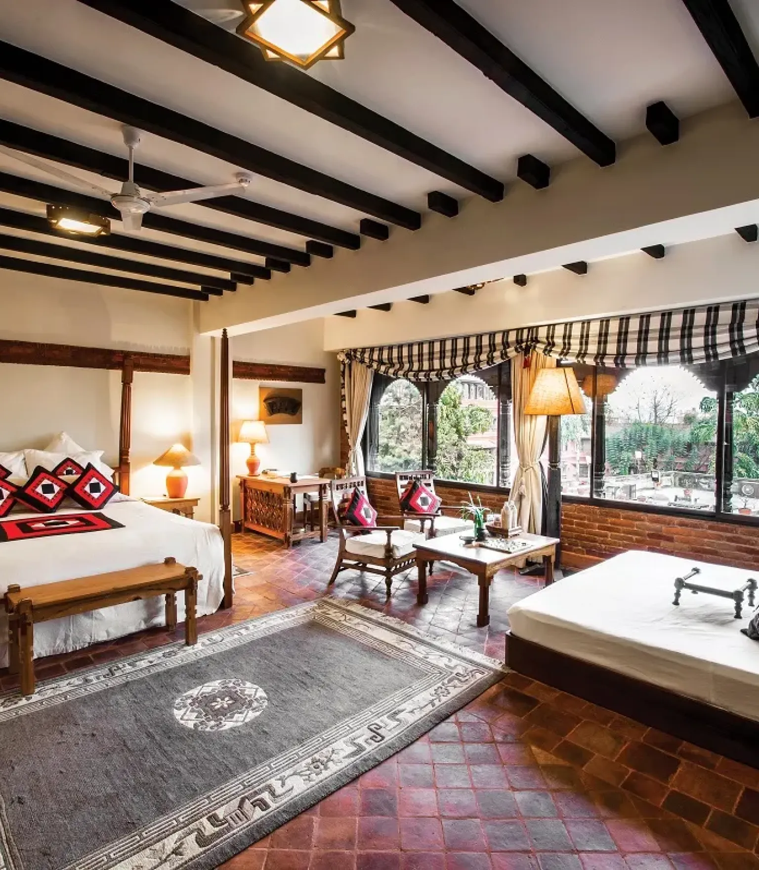 Dwarika Hotel in Mustang. 
