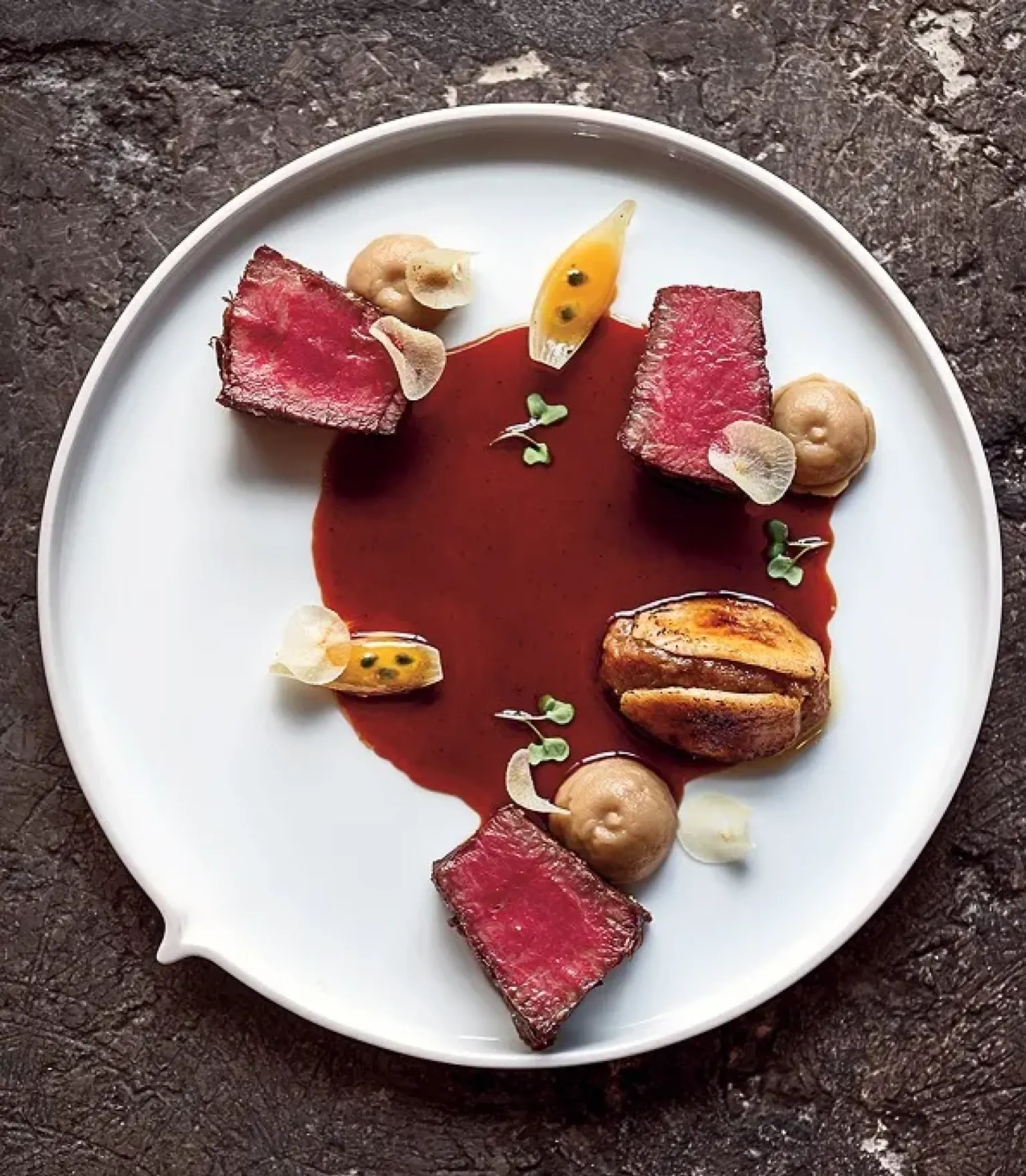 Michelin-star quality dish from Alma