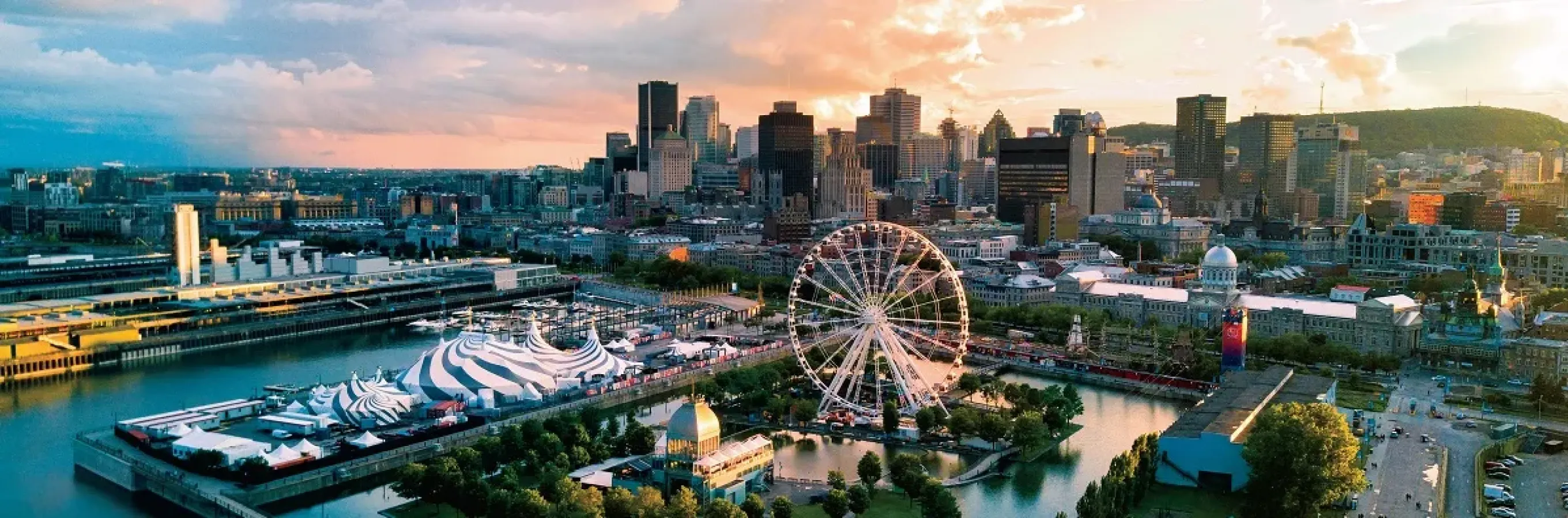 La Grande Roue dans le Vieux-Port de Montréal