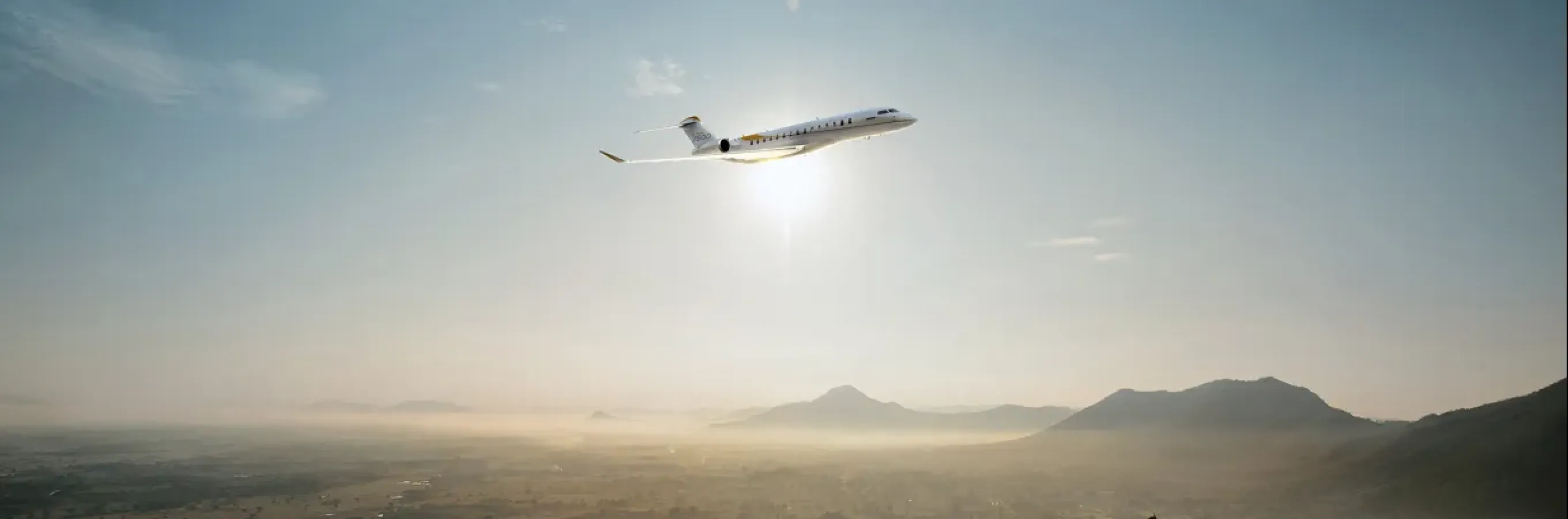 Global 7500 flying