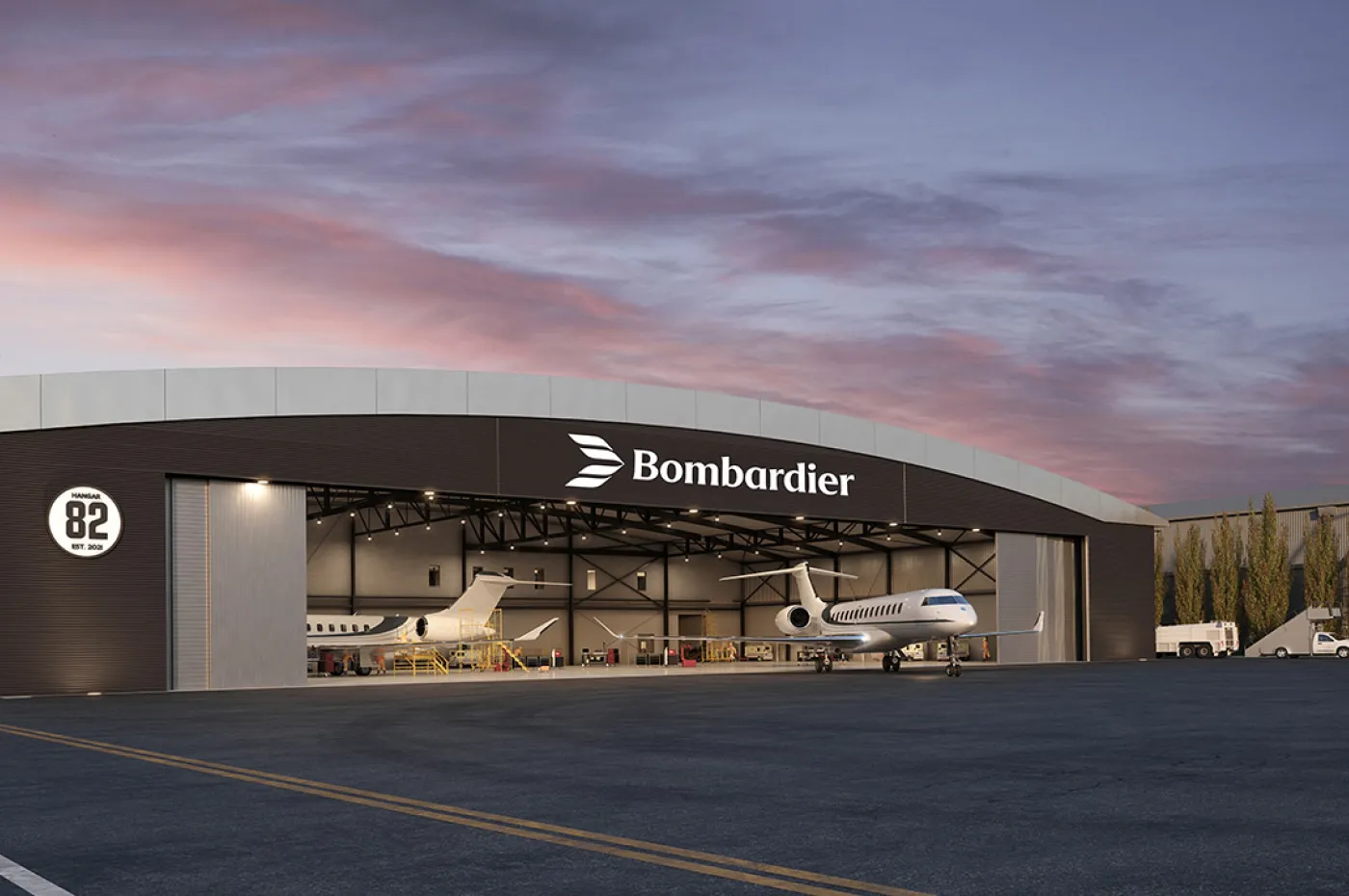 Hangar du Centre de Service de Melbourne