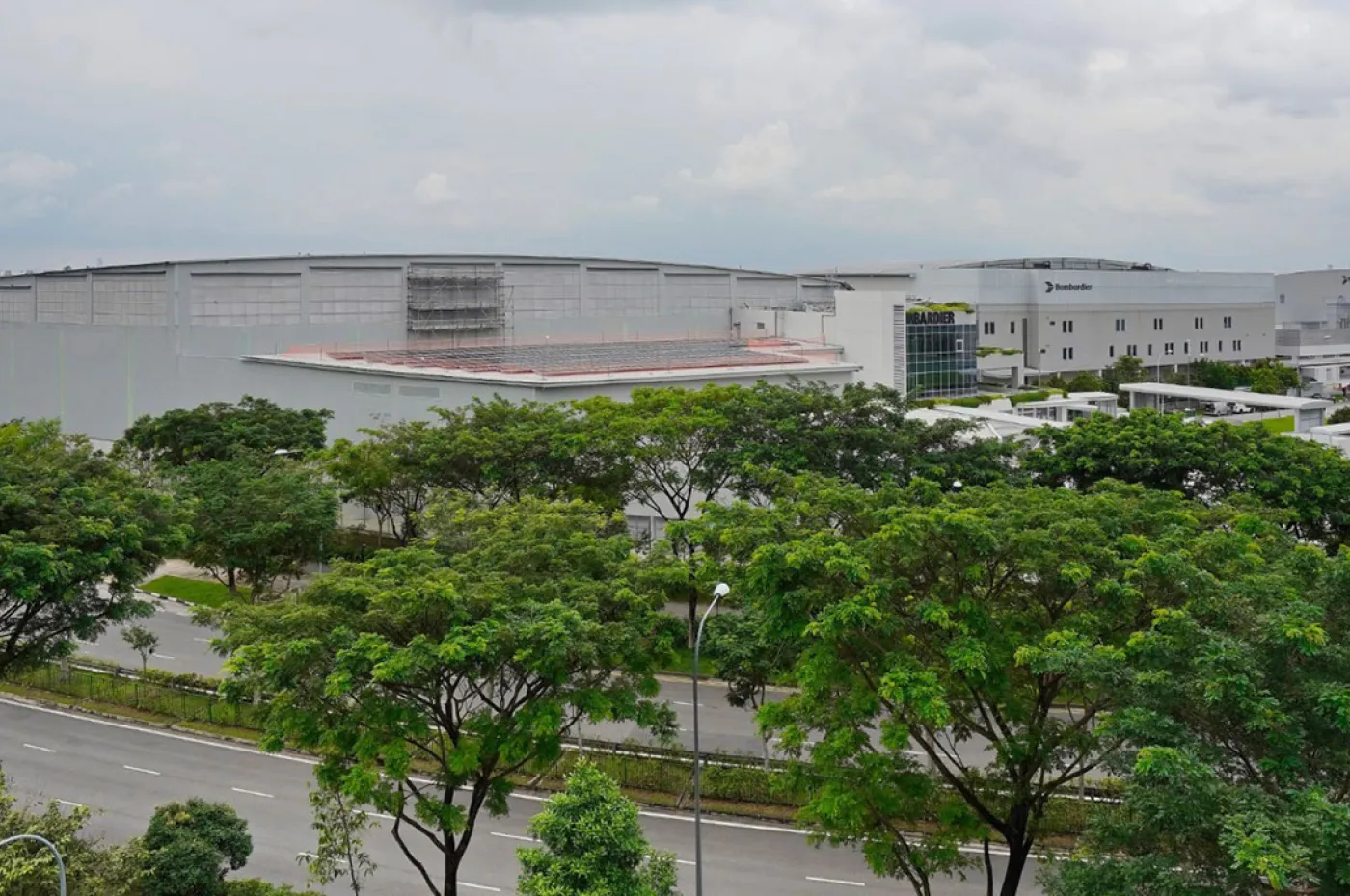 Centre de service de Singapour Vue aérienne