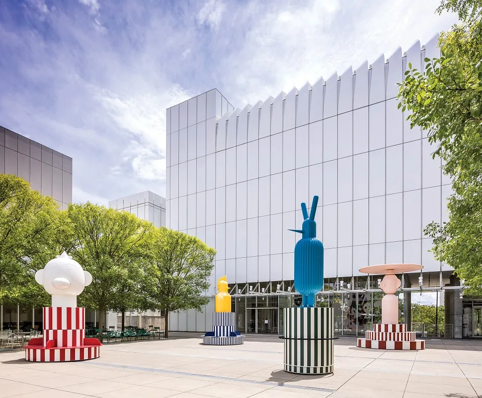 Outdoor zoo installation by Jamie Hayon 