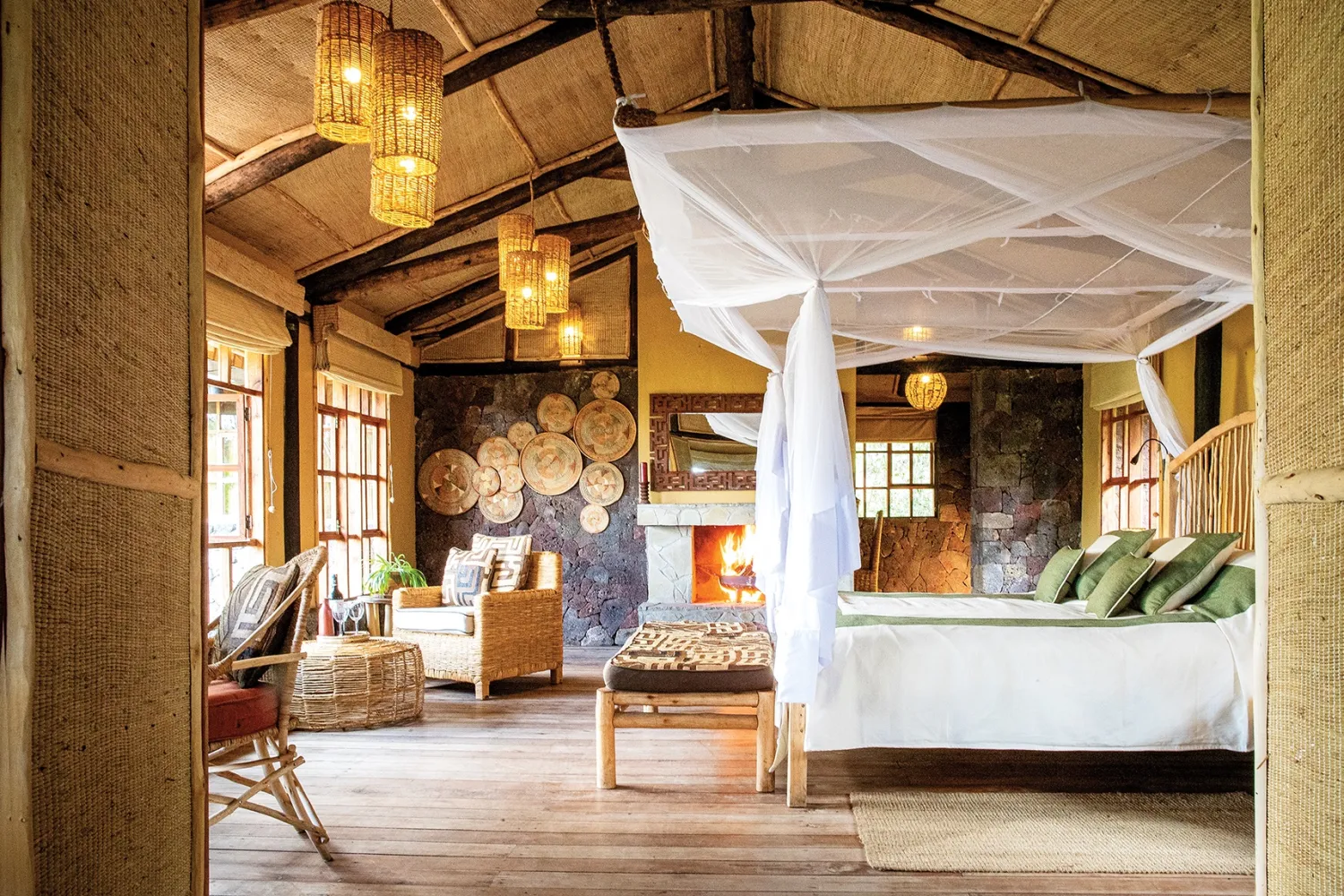 Mount Gahinga Lodge Suite.