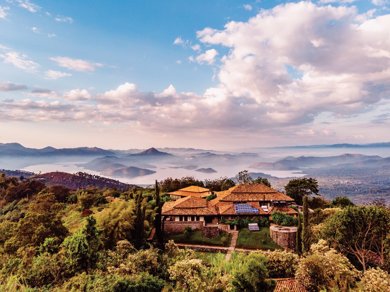 Aerial view of Virunga Lodge