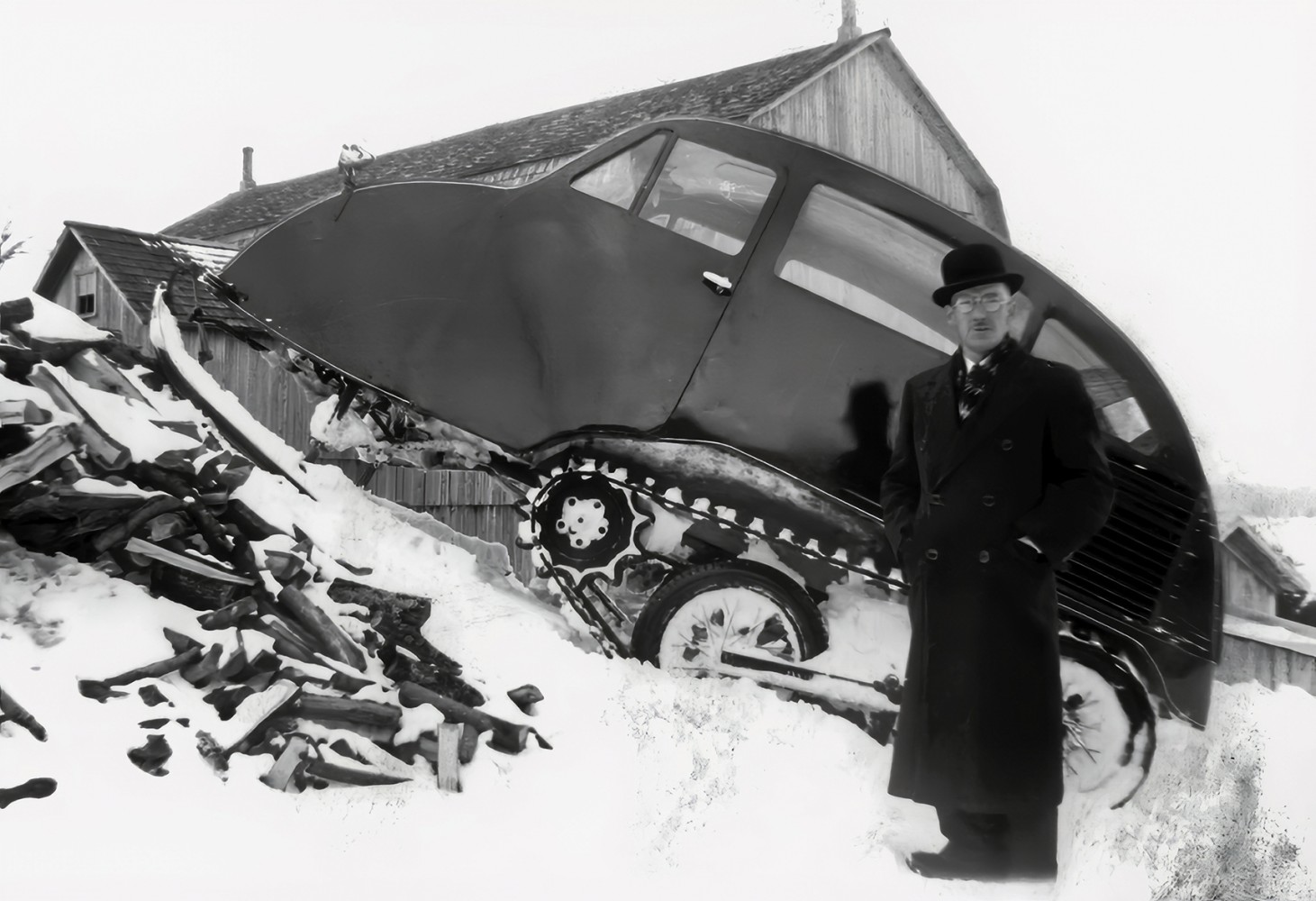 Bombardier snowmobile